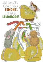 Схема вышивки крестом "Make Lemonade!"