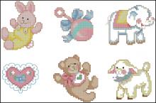 Схема вышивки крестом "Baby Keepsakes"