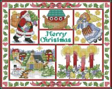 Схема вышивки крестом "Spirit Of Christmas - Picture"