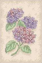 Схема вышивки крестом "Hydrangea Cutting"
