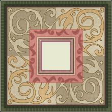 Схема вышивки крестом "Monogram Elegance"