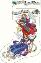 Схема вышивки крестом "Angelic Harmony Stocking"