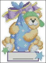 Схема вышивки крестом "Bear Bundle"