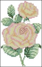 Схема вышивки крестом "Stem Of Roses"