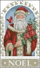 Схема вышивки крестом "Noel Santa"