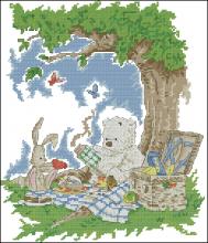 Схема вышивки крестом "Lickle Picnic"