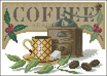 Схема вышивки крестом "Arabica Coffee"