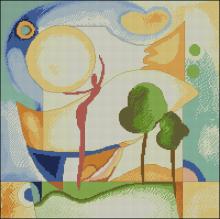 Схема вышивки крестом "Fun In The Sun By Alfred Gockel"