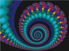 Схема вышивки крестом "Fractal 6"