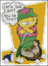 Схема вышивки крестом "Let`s Talk Golf"
