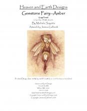 Схема вышивки "gemstone fairy amber"
