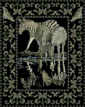 Схема вышивки крестом "Zebra"