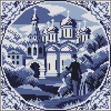 Схема вышивки крестом "Осенний Сон"
