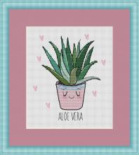Схема вышивки крестом "Aloe Vera"