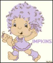 Схема вышивки крестом "Impkins"