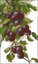 Схема вышивки крестом "Beyond The Garden Gate Plums"