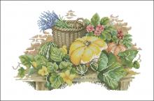 Схема вышивки крестом "Pompoenen En Bloemen"