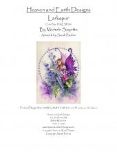 Схема вышивки "larkspur fairy"