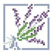 Схема вышивки крестом "Lavender Mini"
