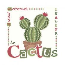 Схема вышивки крестом "Le Cactus"