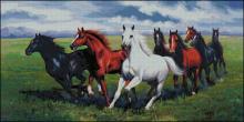 Схема вышивки крестом "Eight Horses"