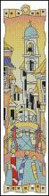 Схема вышивки крестом "Venice Bookmark"