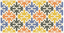 Схема вышивки крестом "Tiles Of The Alhambra"