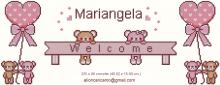 Схема вышивки крестом "Mariangela Welcome"