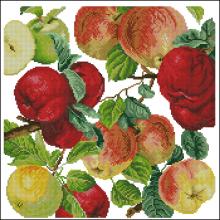 Схема вышивки крестом "Orchard Apples Pillow"