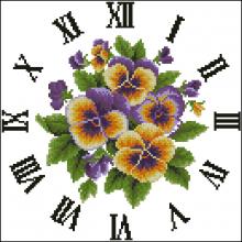 Схема вышивки крестом "Special_Pansies"