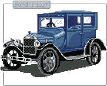 Схема вышивки крестом "Ford 1927"