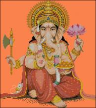 Схема вышивки крестом "Ganesha - The Hindu God Of Wisdom"