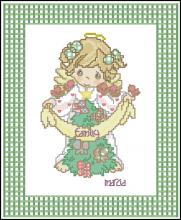 Схема вышивки крестом "A Family Of Love A Gift From Alove"
