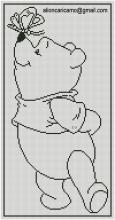 Схема вышивки крестом "Pooh-01"