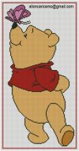 Схема вышивки крестом "Pooh-02"