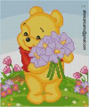 Схема вышивки крестом "Pooh"