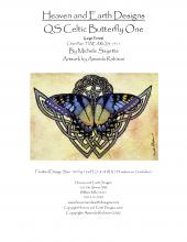 Схема вышивки "qs celtic butterfly one"