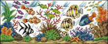 Схема вышивки крестом "Tropical Aquarium"