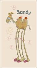 Схема вышивки крестом "Sandy"