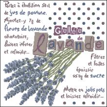 Схема вышивки крестом "Gelée De Lavande"