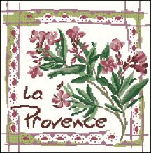 Схема вышивки крестом "La Provence"