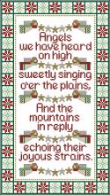 Схема вышивки крестом "Sweetly Singing Angels"
