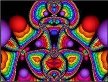 Схема вышивки крестом "Fractal"