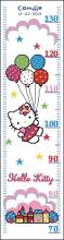 Схема вышивки крестом "Hello Kitty"