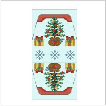 Схема вышивки крестом "Ёлка И Подарки"