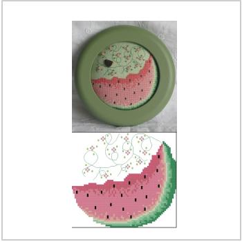 Схема вышивки крестом "Sweet Watermelon"