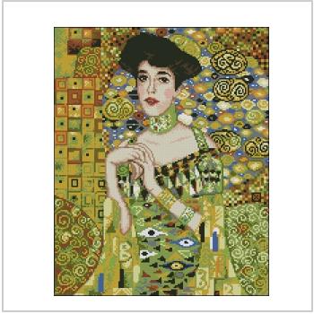 Схема вышивки крестом "Gustav Klimt Adele Bloch-Bauer"