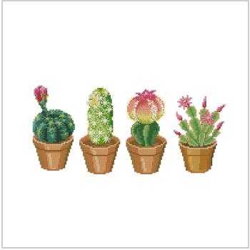 Схема вышивки крестом "Cactus"