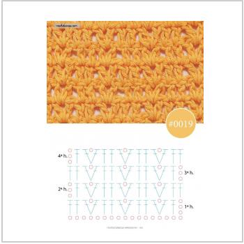 Простой узор крючком 0023