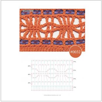 Простой узор крючком крючком 0037